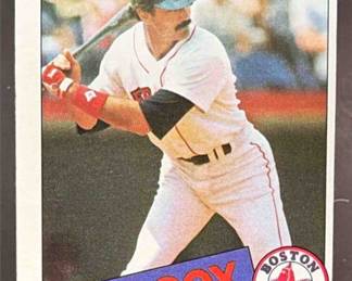 Lot 47: 1985 Topps #580 Dwight Evans Red Sox