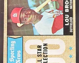 Lot 35: 1968 Topps #372 Lou Brock