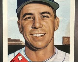 Lot 191: 1953 Topps Baseball #76 Pee Wee Reese Brooklyn Dodgers Archives