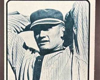 Lot 81: 1973 Topps #478 The All-Time Strikeout Leader - Walter Johnson A Senators