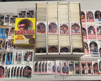 Lot 11: Spectacular 3500+ Basketball Card Lot 1989-90 Fleer Hoops Loaded w/ Stars Jordan