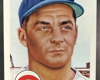 Lot 186: 1953 Topps Baseball #162 Ted Kluszewski Cincinnati Reds Archives