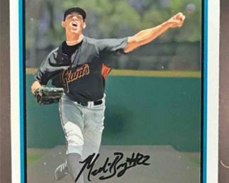 Lot 118: 2008 Bowman #BCP120 Madison Bumgarner Chrome Prospects Giants