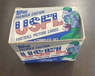 Lot 10: 1984 USFL Football Box Display Only Original RARE