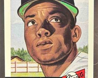 Lot 83: 1953 Topps Baseball #62 Monte Irvin Giants Archives