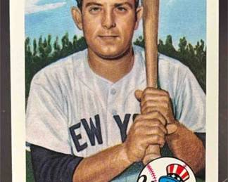 Lot 87: 1953 Topps Baseball Gene Woodling #264 New York Yankees Archives