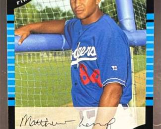 Lot 115: 2005 Bowman #273 Matthew Kemp Rookie Dodgers