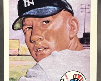 Lot 230: 1953 Topps Baseball #82 Mickey Mantle New York Yankees Archives