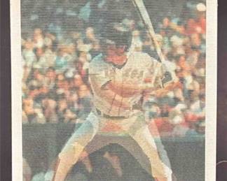 Lot 46: 1987 Sportflics #114 Wade Boggs George Brett Gary Gaetti Red Sox Twins Royals