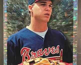 Lot 117: 1995 Bowman #262 Chipper Jones Braves Foil