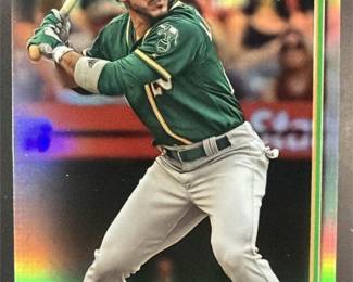 Lot 178: 2019 Topps Chrome #178 Ramon Laureano Refractor Rookie Athletics Rookie