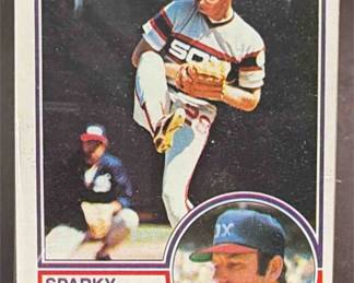 Lot 75: 1983 Topps Sealed Custom Pack w/ Sparky Lyle