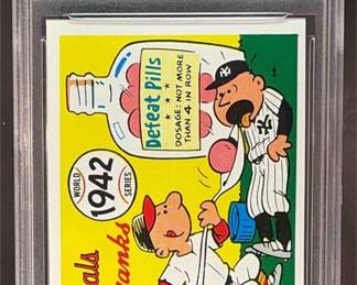Lot 25: 1968 Fleer Big Signs #1 Atlanta Falcons