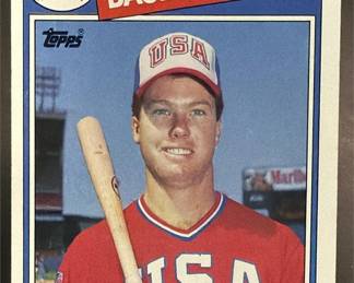 Lot 222: 1985 Topps #401 Mark McGwire Rookie USA