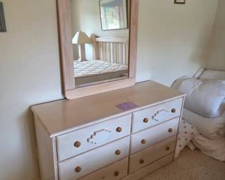 Available now Southwestern wood dresser with mirror $150