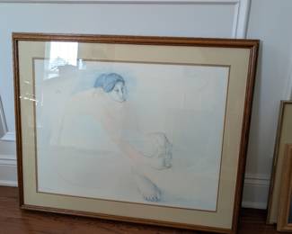 1970's R.C Gorman Navajo "The Dancer" Native American