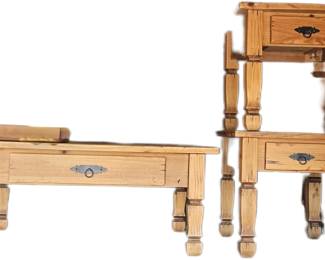 3 piece coffee table set (pier 1) $100 )