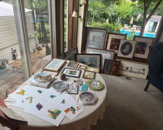 Original art, framed prints