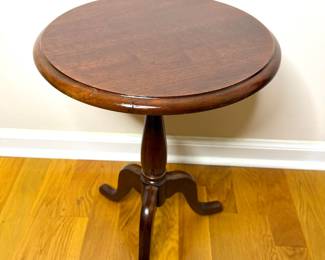 Small Round Wood Mersman Table