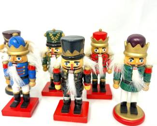 Set of 6 Small Nutcracker Placecard Holders