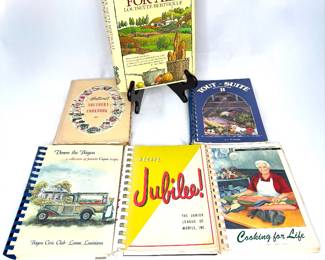 Lot of 6 Southern Cookbooks - Louisiana, Alabama