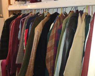 Vintage coats and leather coats 