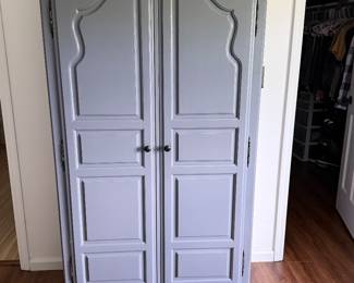 Gray armoire