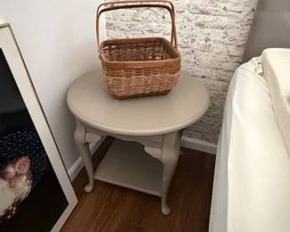 Sweet gray side table