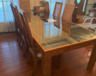 Dining table -6 chairs