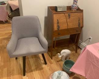 Oak  Slanttop Desk 
