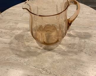 Collection of Pink Depretion Glass