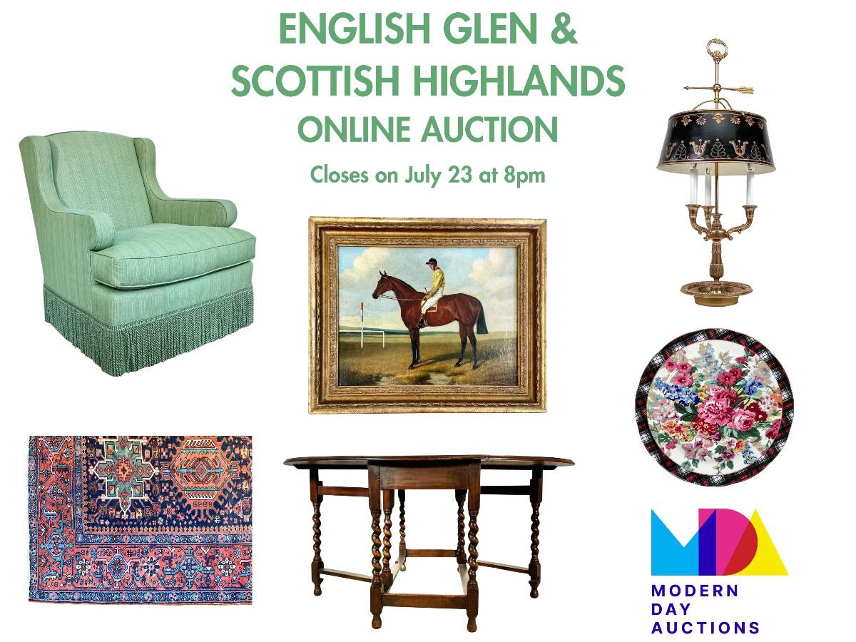English Glen Scottish Highlands Online Auction