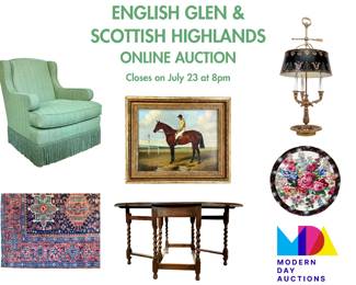 English Glen Scottish Highlands Online Auction