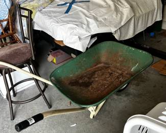 #181	Metal wheelbarrow as is 	 $25.00 