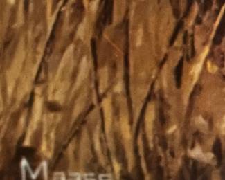 #56	Quail print  by Maas 21x18"	 $65.00 