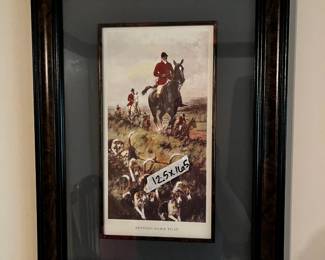 #36	Hunt Print unsigned 12x16"	 $30.00 