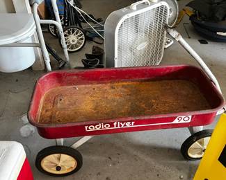 #174	Radio Flyer 90 wagon. As is rust	 $30.00 