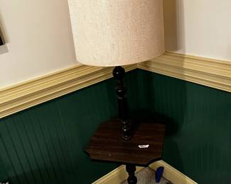 #54	Floor lamp w built in table 56" tall	 $45.00 