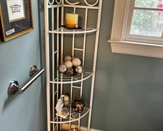 #27	Corner Shelf metal 12x12x18x62"	 $75.00 
