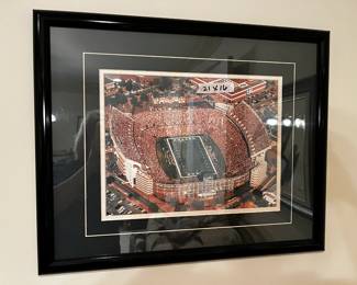 #62	Jordan Hare photograph 21x16"	 $75.00 