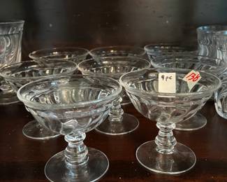  #137	Fostoria Saucers 8 pcs	 $45.00 
