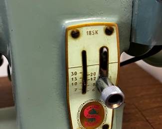 #100	Singer sewing machine Vintage model 185k in cabinet	 $50.00 