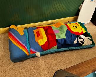 #53	Lion and Panda blowup air mattress sleeping bag	 $20.00 