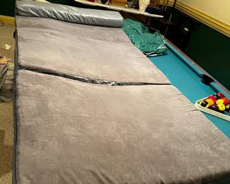 #58	Fold up foam floor/"spend the night"  mattress 75x35x3"	 $50.00 