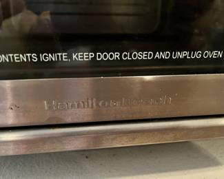 #84	Hamilton Beach toaster oven	 $20.00 
