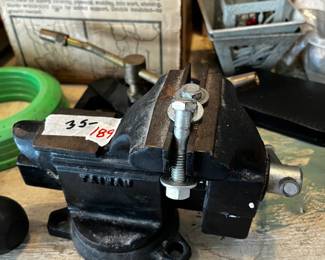 #189	Bench Vice 4" jaw	 $35.00 