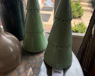 Crate & Barrel LED Ceramic Trees