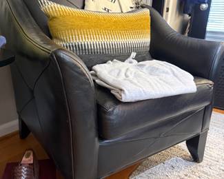 Accent Chair, Throw Pillows