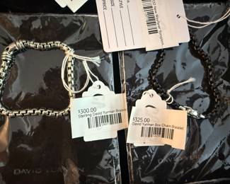 Sterling David Yurman Bracelet, David Yurman Box Chain Bracelet 