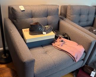 Crate & Barrel Petrie MCM Chair 